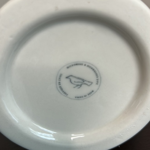 ANTHROPOLOGIE A Monogram Coffee Mug White Black - Picture 4 of 5